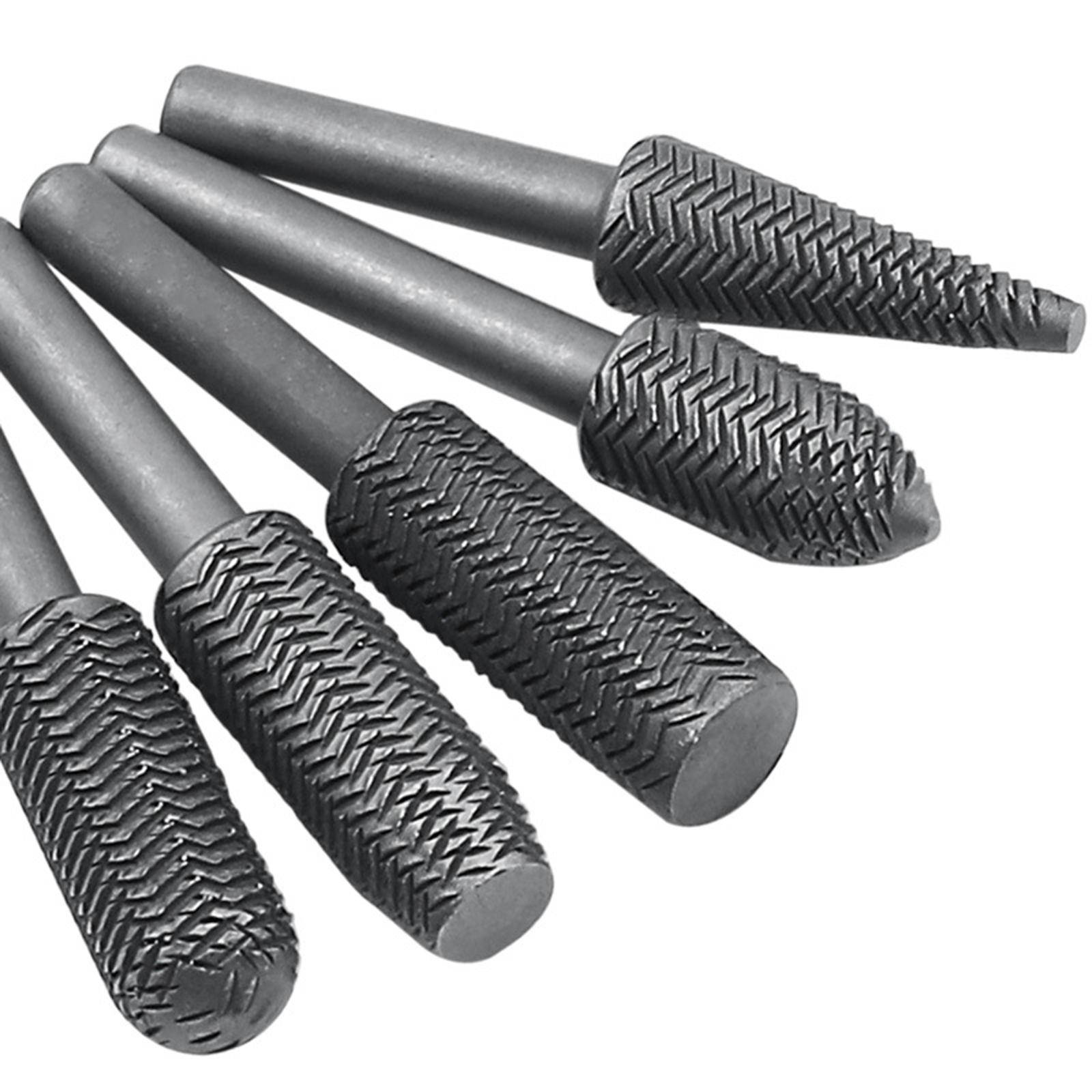 5x Steel Rotary Burr Set Carvi - Woodworking Files And Rasps avaliação e preço