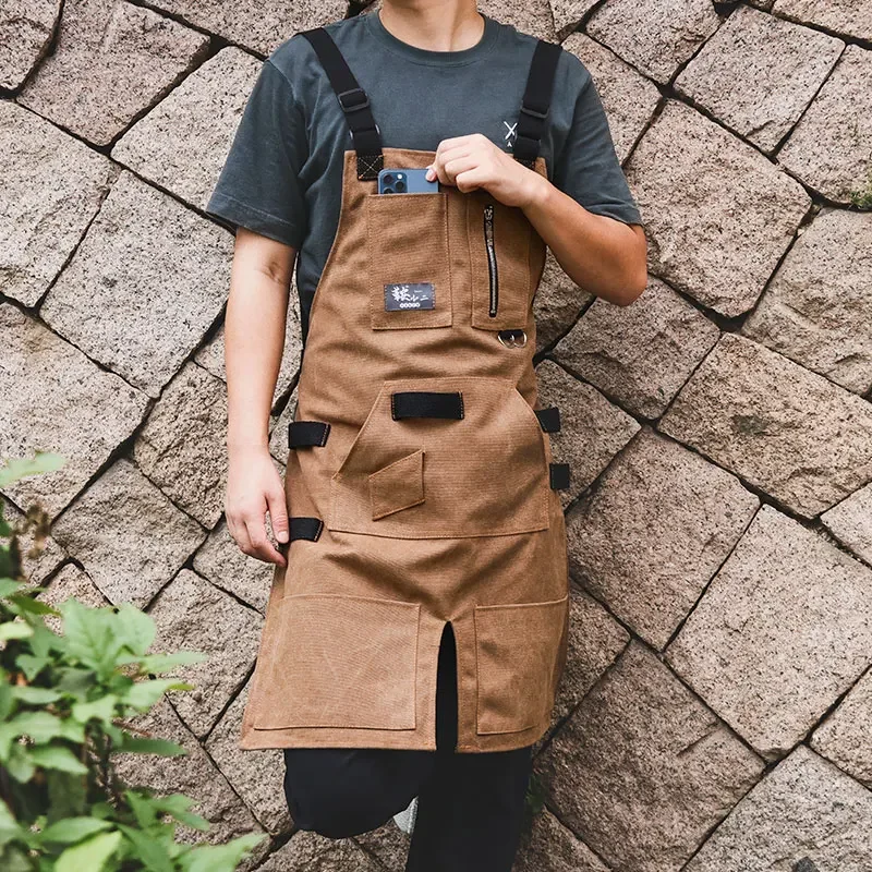 thickened wear-resistant men's - Woodworking Overalls avaliação e preço