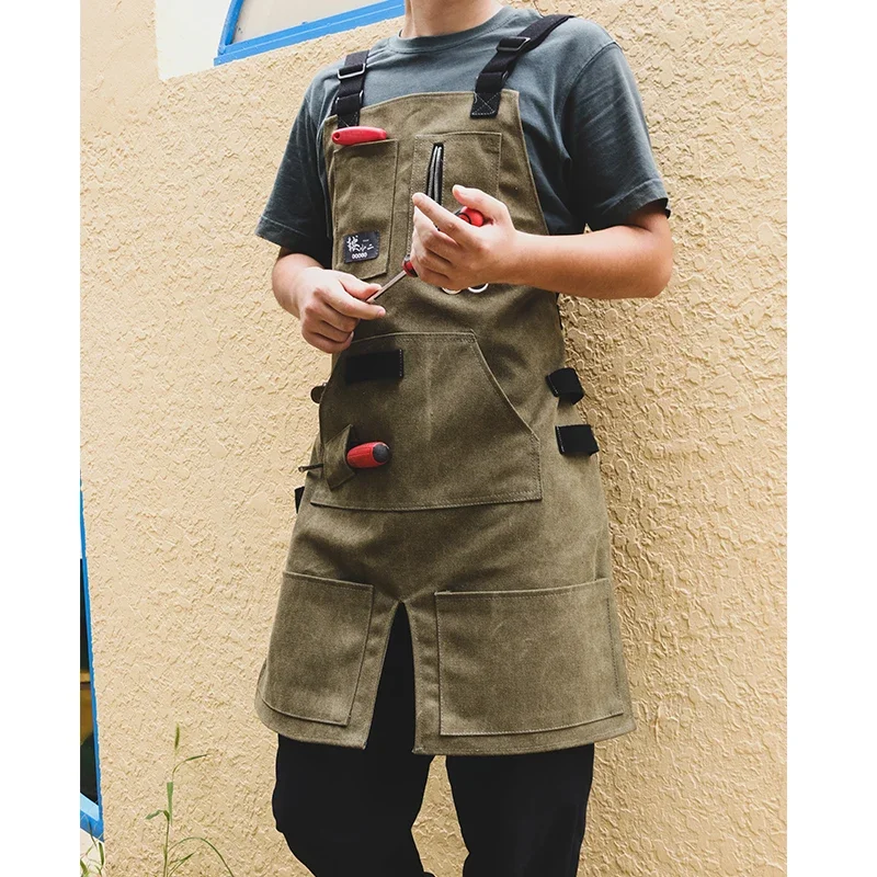 thickened wear-resistant men's - Woodworking Overalls avaliação e preço