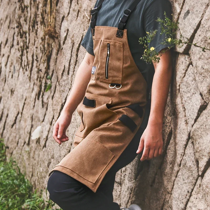 thickened wear-resistant men's - Woodworking Overalls avaliação e preço