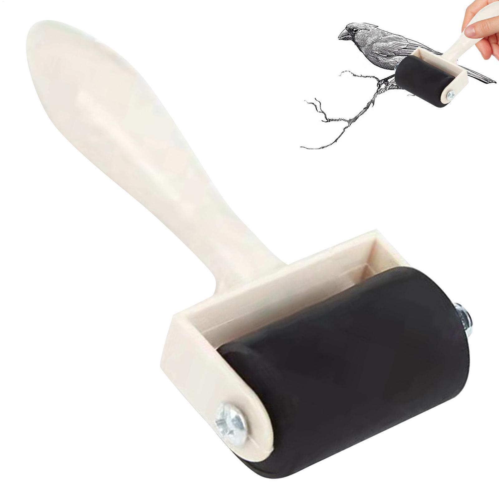 Ink Roller Roller Rubber Smoot - Woodworking Projects Art avaliação e preço