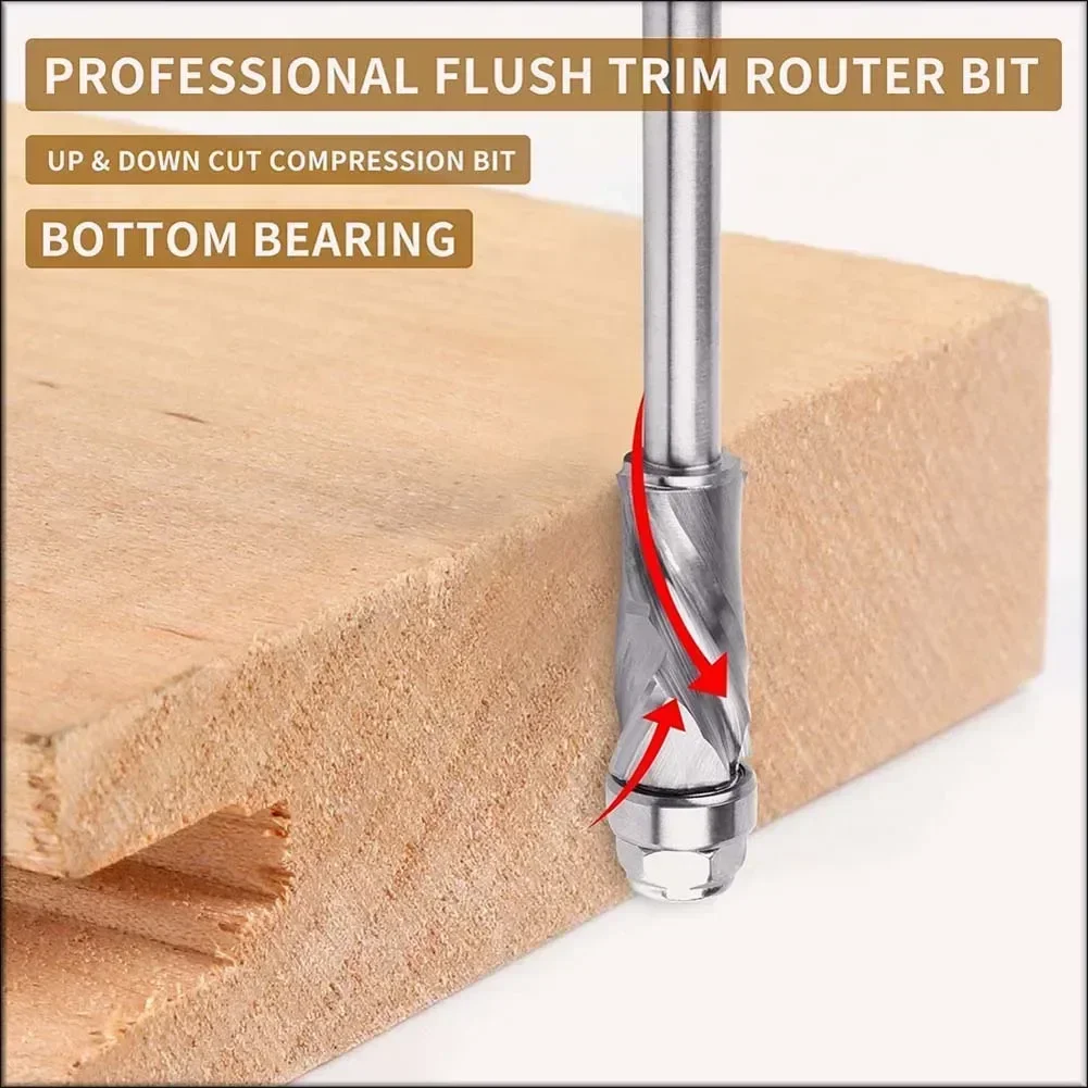 Bottom Bearing Compression Spi - Woodworking Kickback avaliação e preço