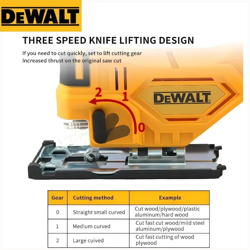 Dewalt Brushless Curve Saw 300 - Woodworking Jigsaw avaliação e preço