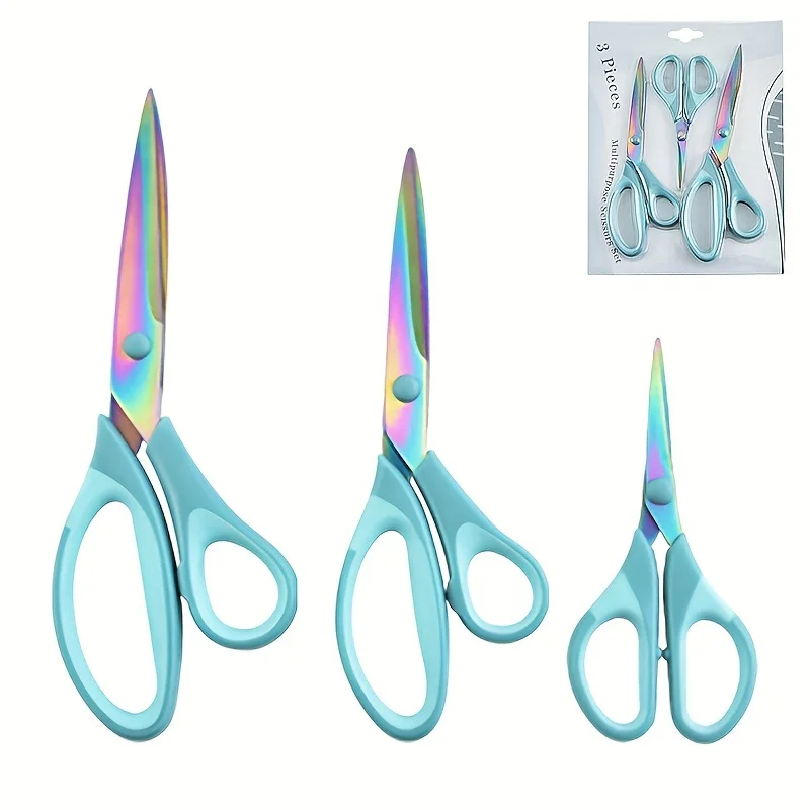 3-Piece Craft Scissors Set: Fo - Woodworking Projects Art avaliação e preço