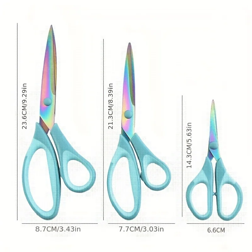 3-Piece Craft Scissors Set: Fo - Woodworking Projects Art avaliação e preço